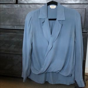 L’agence Silk Crossfront Blouse